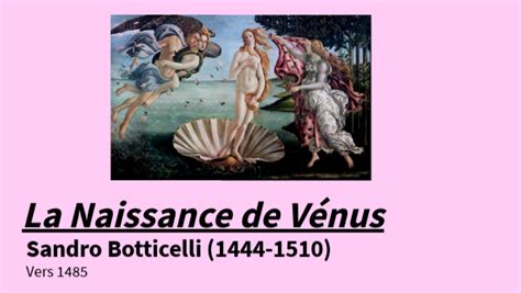 canal vénus|La Naissance de Vénus (Botticelli)